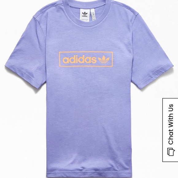 adidas Other - adidas Purple Linear Logo T-Shirt